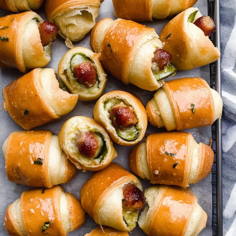 Jalapeno Popper Pigs in a Blanket: Spicy Snack Bliss