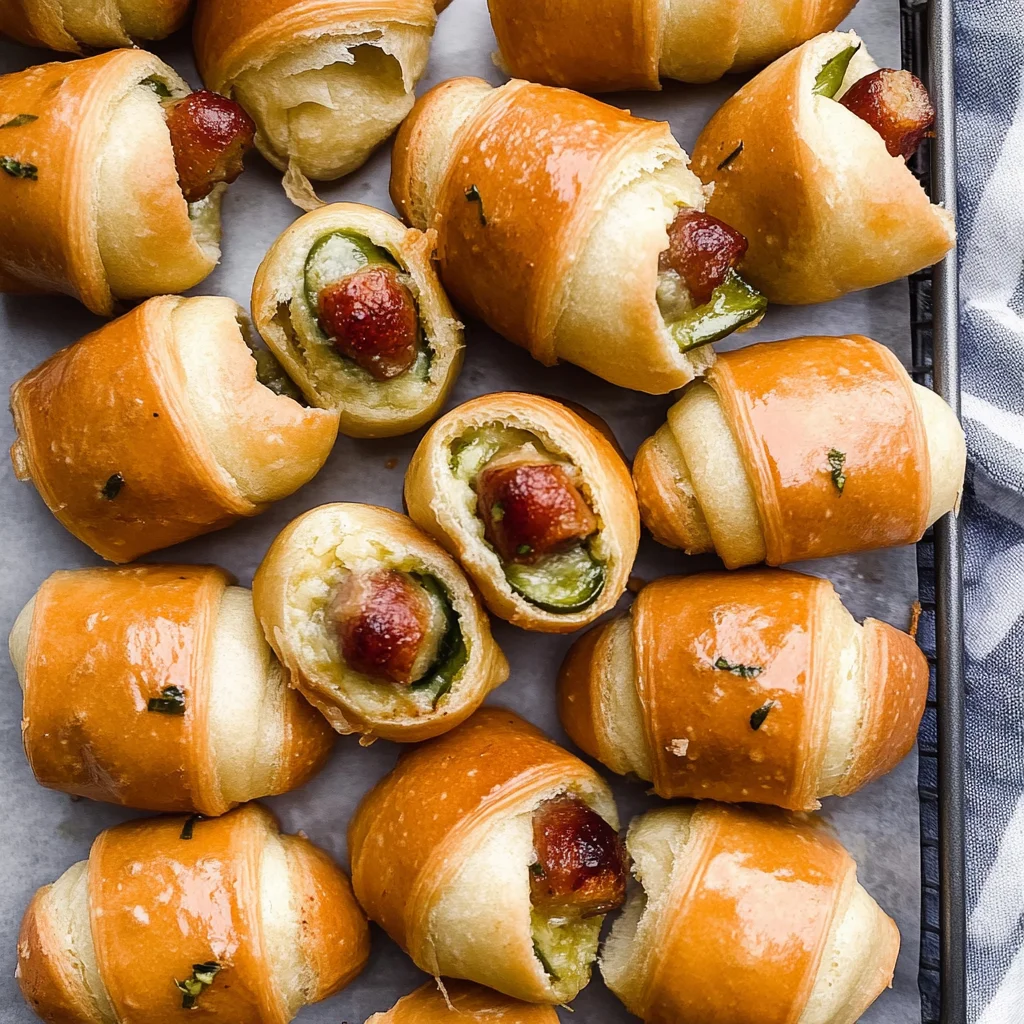 Jalapeno Popper Pigs in a Blanket: Spicy Snack Bliss