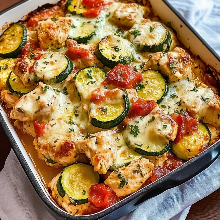 Mediterranean Chicken Zucchini Bake: Wholesome and Flavorful