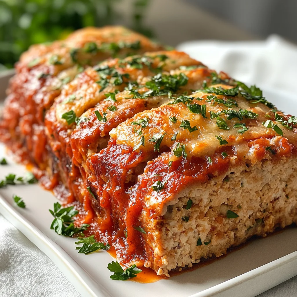 Melt-in-Your-Mouth Garlic Parmesan Chicken Meatloaf Recip…