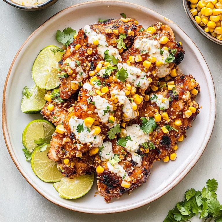Mexican Street Corn Chicken: Juicy and Flavor-Packed Delight