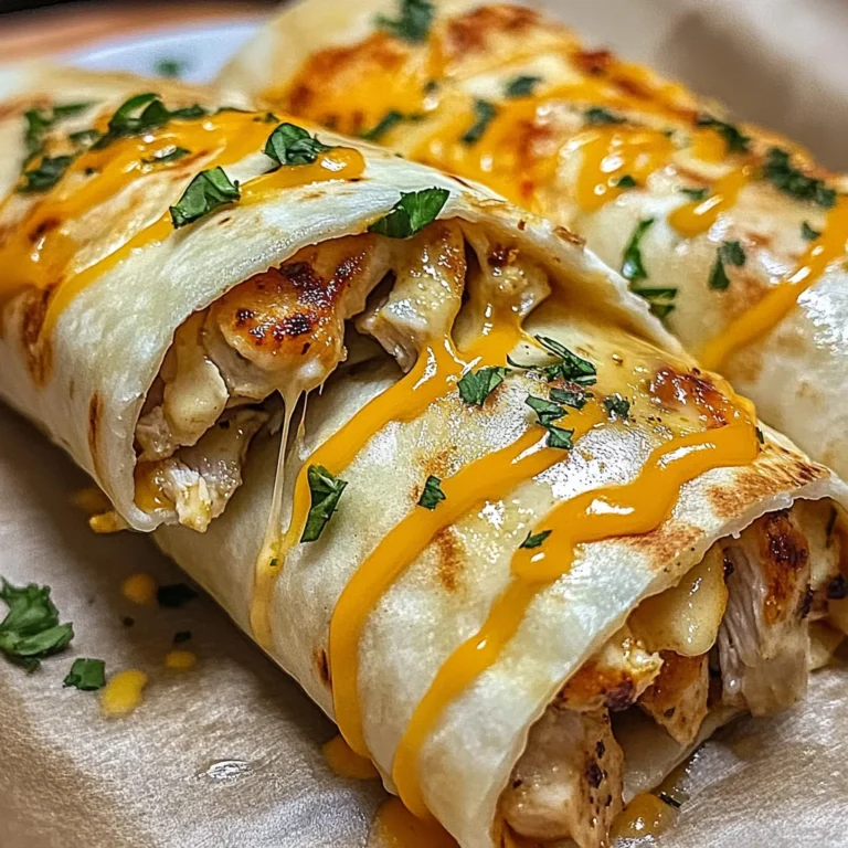 Ooey-Gooey Cheesy Garlic Chicken Wraps You’ll Love!