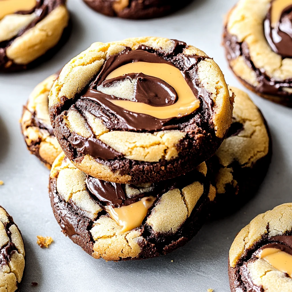 Peanut Butter Brownie Swirl Cookies: A Decadent Delight