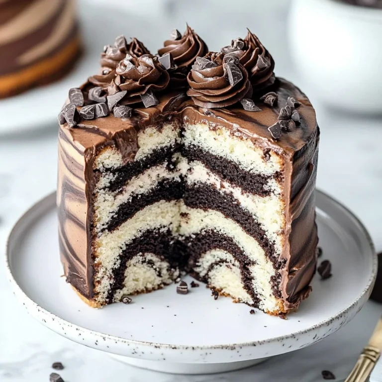 Perfect Marble Cake with Chocolate Buttercream: The Ultim…