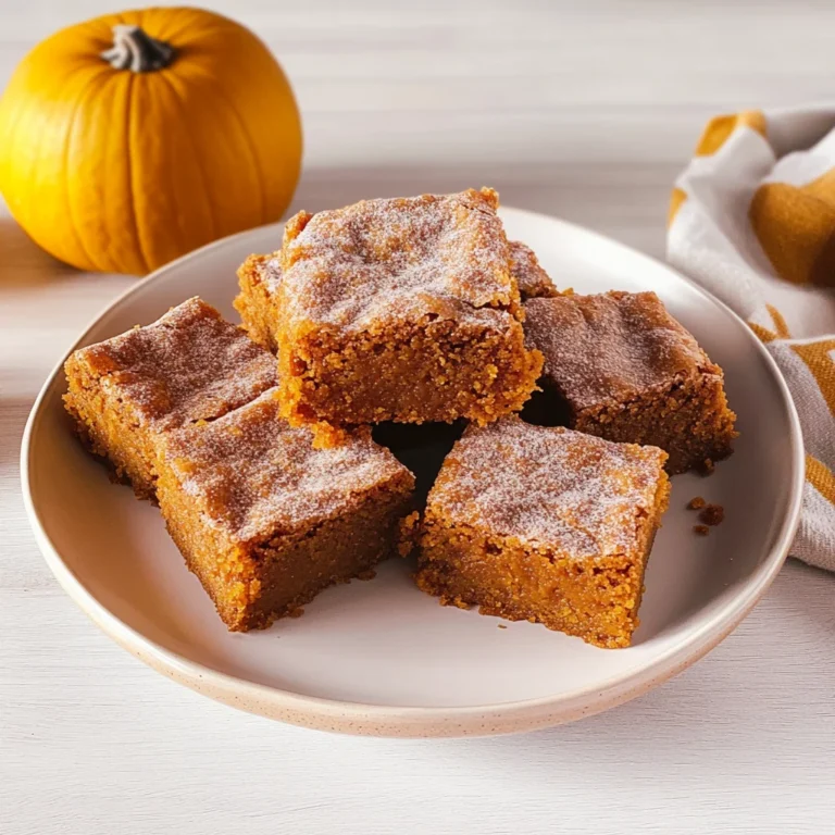 Pumpkin Snickerdoodle Blondies Recipe: Fall’s Best Treat