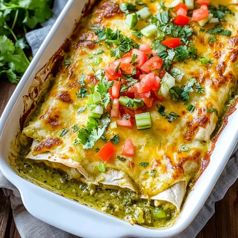 Quick and Easy Green Chile Chicken Enchilada Casserole: F…