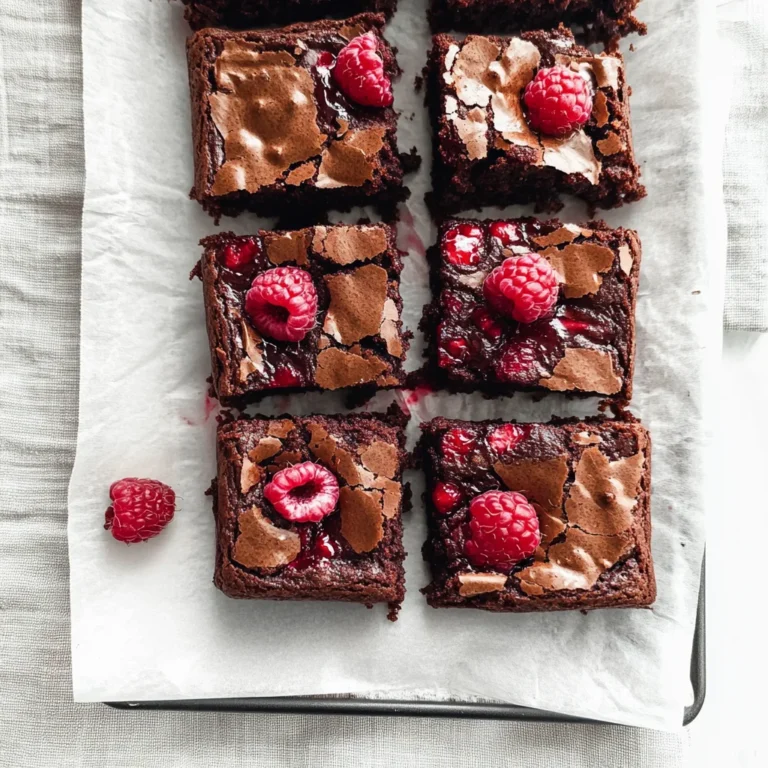 Raspberry Brownies: Indulgent and Protein-Packed Delight
