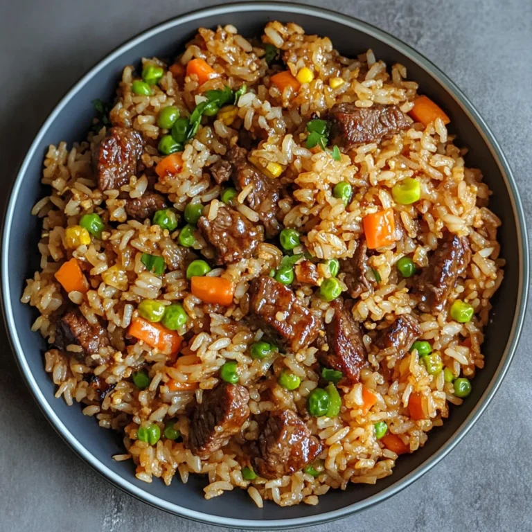 Savory Onion Beef Fried Rice: A Flavor Explosion