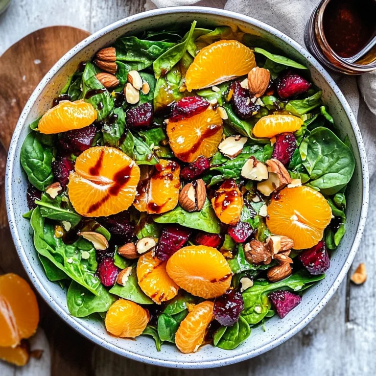 Spinach Mandarin Salad with Honey Balsamic Dressing: Deli…