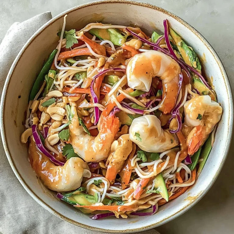 Spring Roll in a Bowl with Peanut Sauce: Easy and Delicious