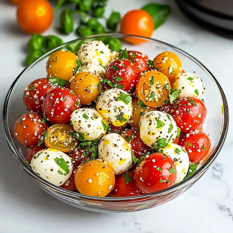 Tasty Tomato Mozzarella Salad: Fresh and Flavorful Bliss