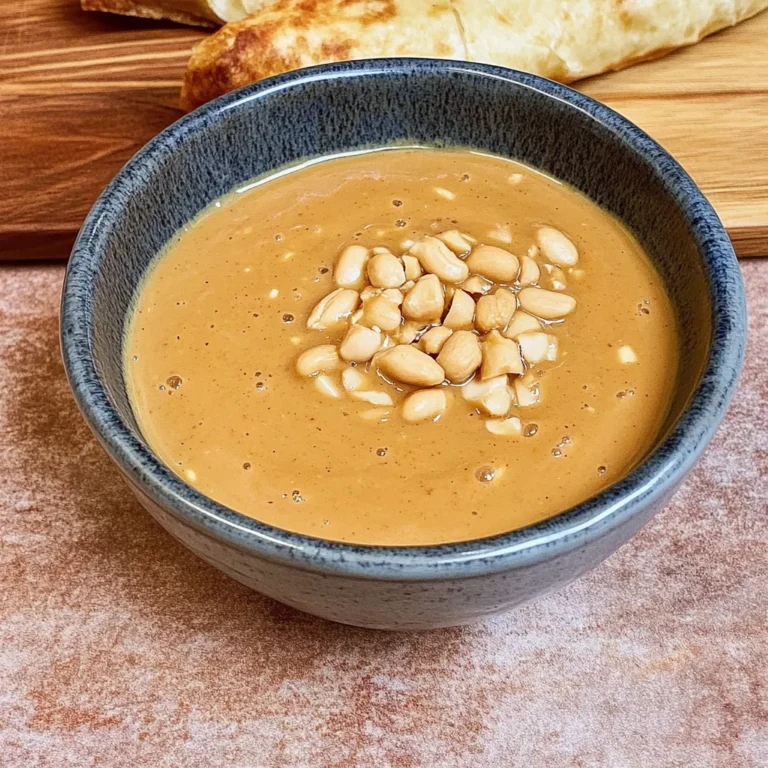 The Best 3-Ingredient Peanut Sauce: Creamy & Flavorful