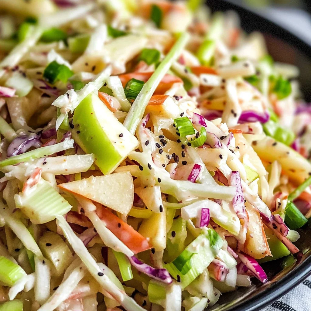 Apple Cabbage Coleslaw Recipe