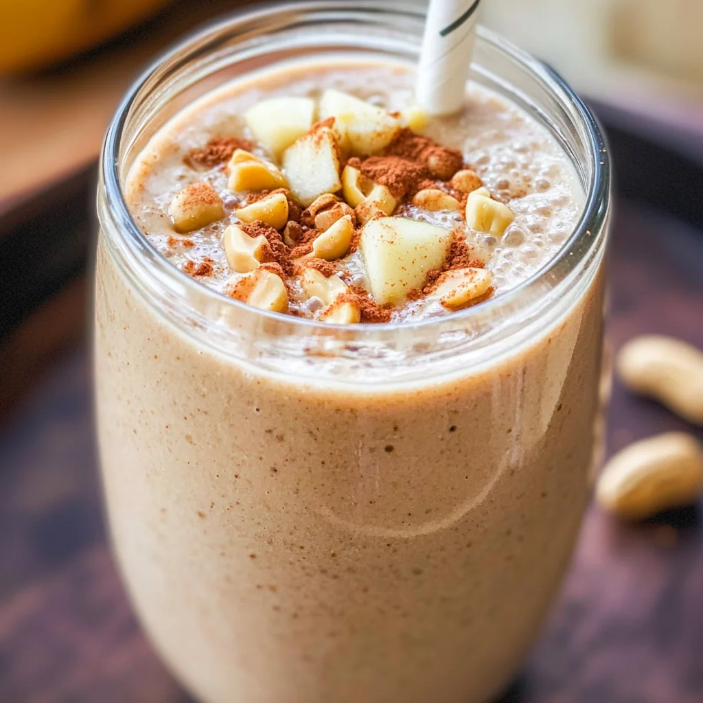 Apple Peanut Butter Smoothie
