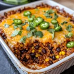 Beef Enchilada Casserole with Rice