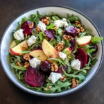 Beet and Goat Cheese Arugula Salad