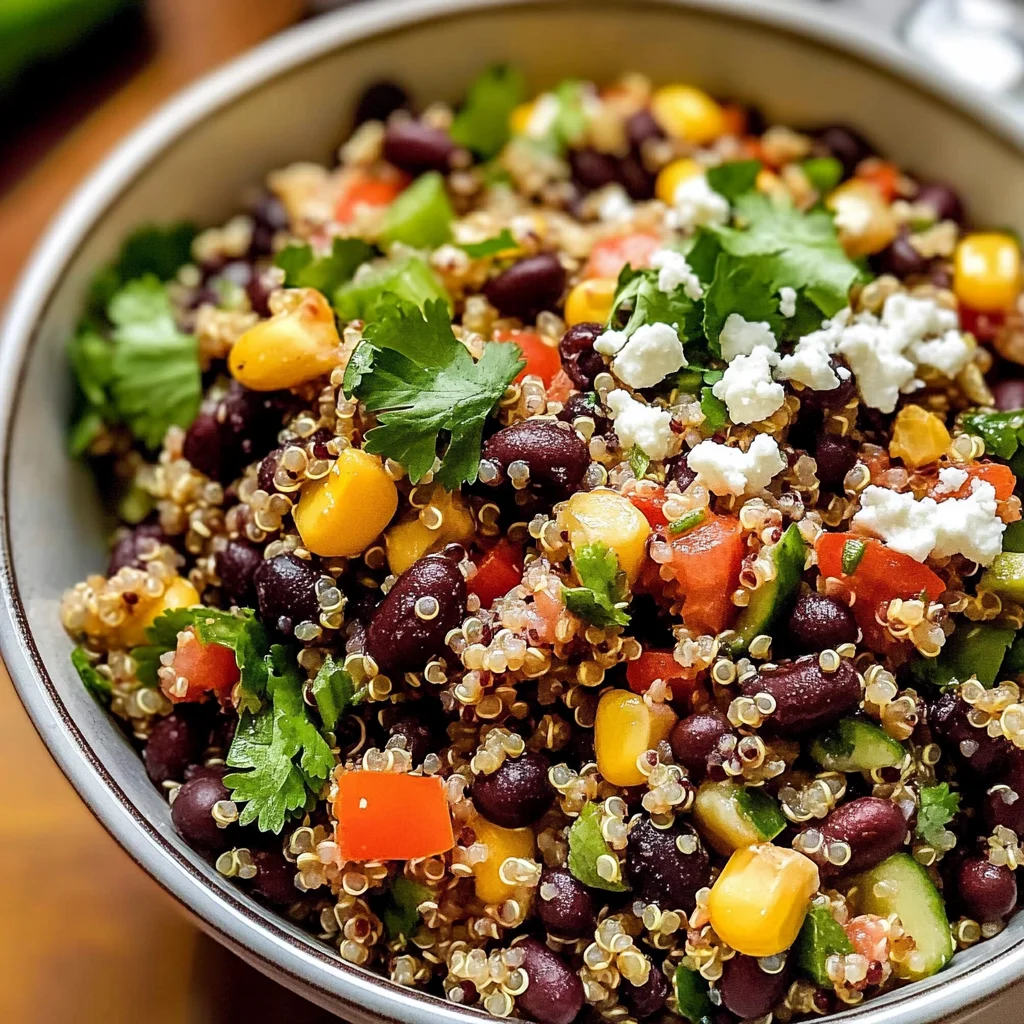 Black Bean Quinoa Salad Recipe