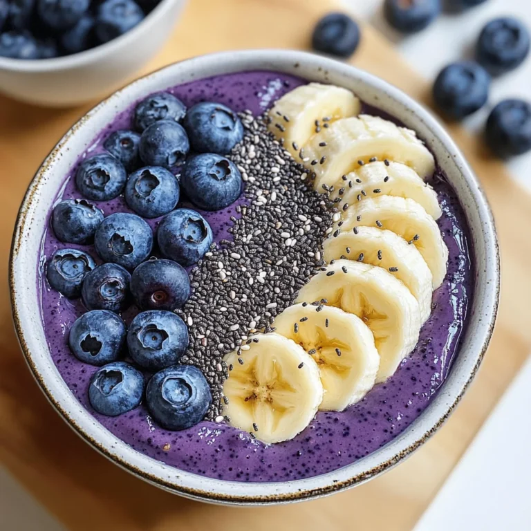 Blueberry Banana Smoothie Bowl