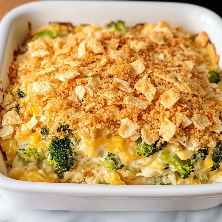 Broccoli Casserole with Ritz Crackers