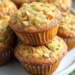 Carrot Cake Zucchini Muffins
