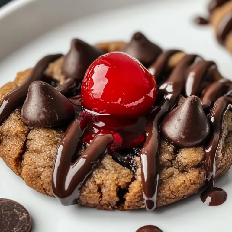 Chocolate Covered Cherry Cookies