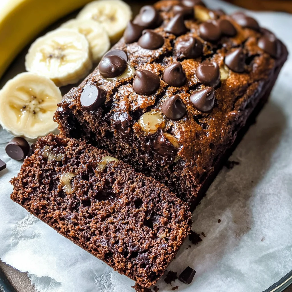 Chocolate Espresso Banana Bread