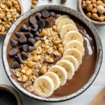 Chocolate Peanut Butter Smoothie Bowl