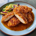 Coconut Chicken with Apricot Sauce