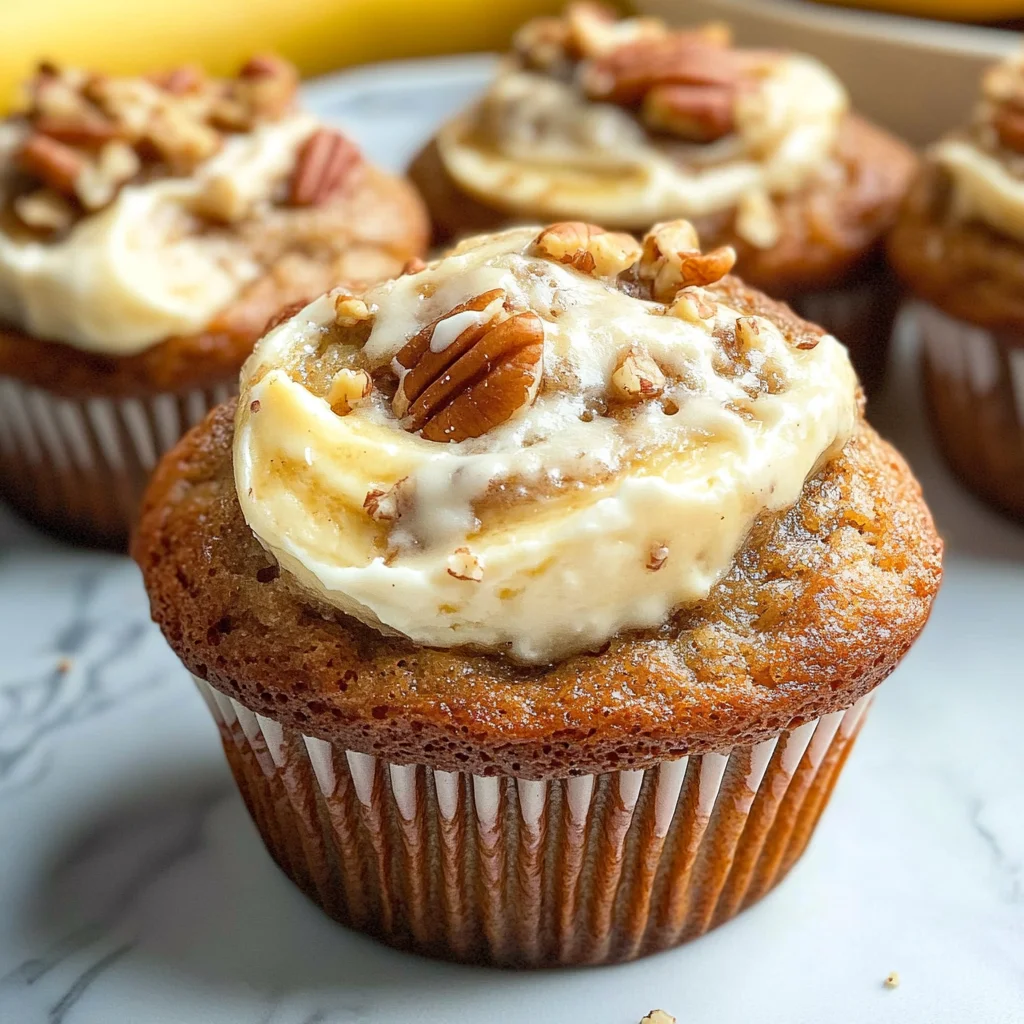 Cream Cheese Banana Muffins