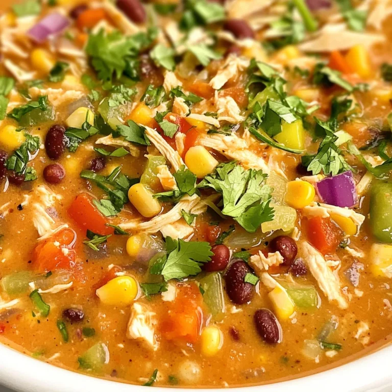 Creamy Chicken Enchilada Soup (Easy One-Pot Recipe)