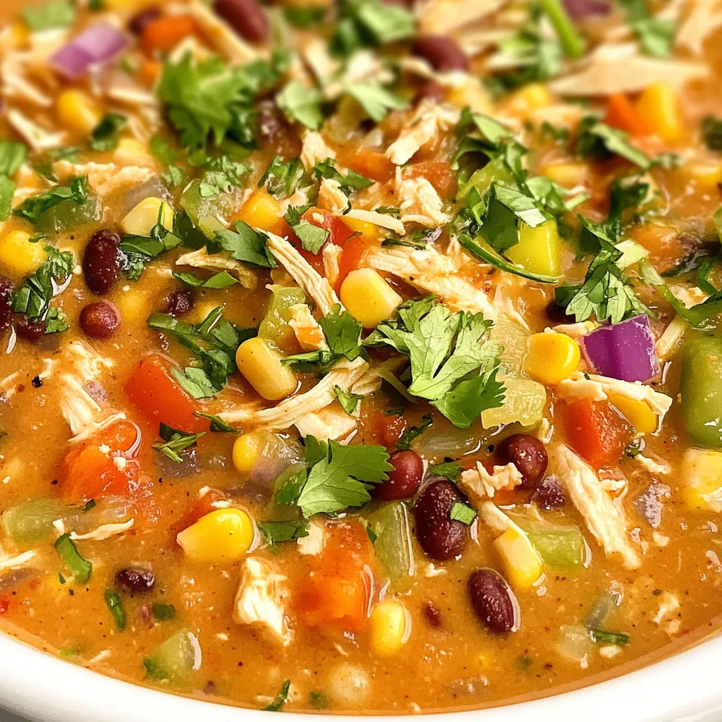 Creamy Chicken Enchilada Soup (Easy One-Pot Recipe)