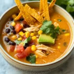 Creamy Chicken Tortilla Soup