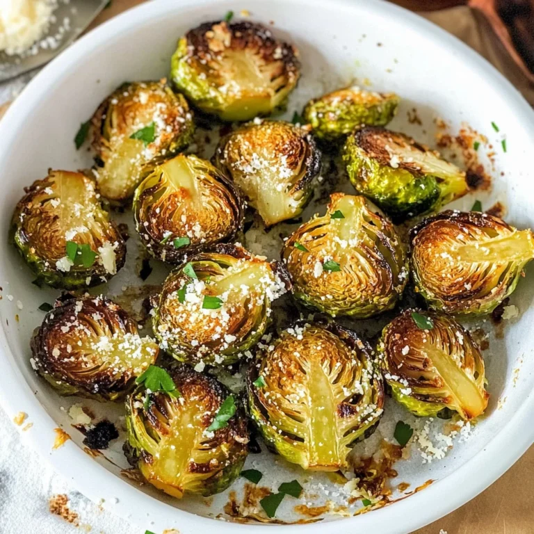 Delicious Garlic Butter Roasted Brussels Sprouts: A Flavorful Side Dish Recipe
