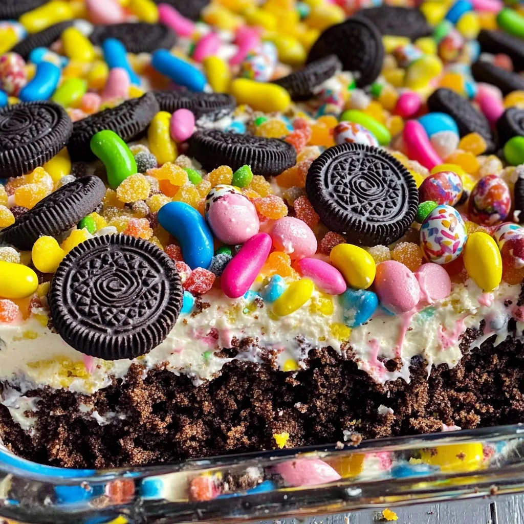 Easter Dirt Cake Casserole