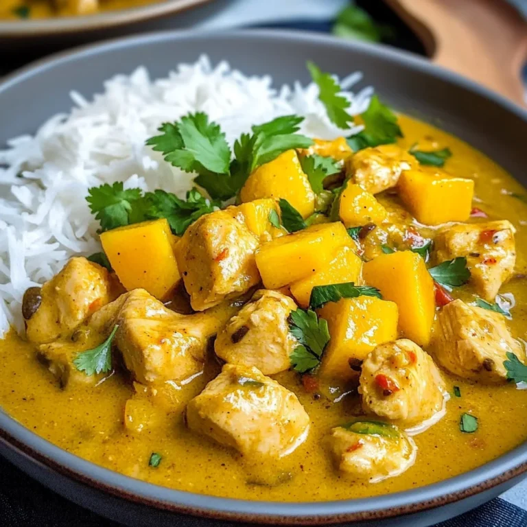 Easy Mango Chicken Curry