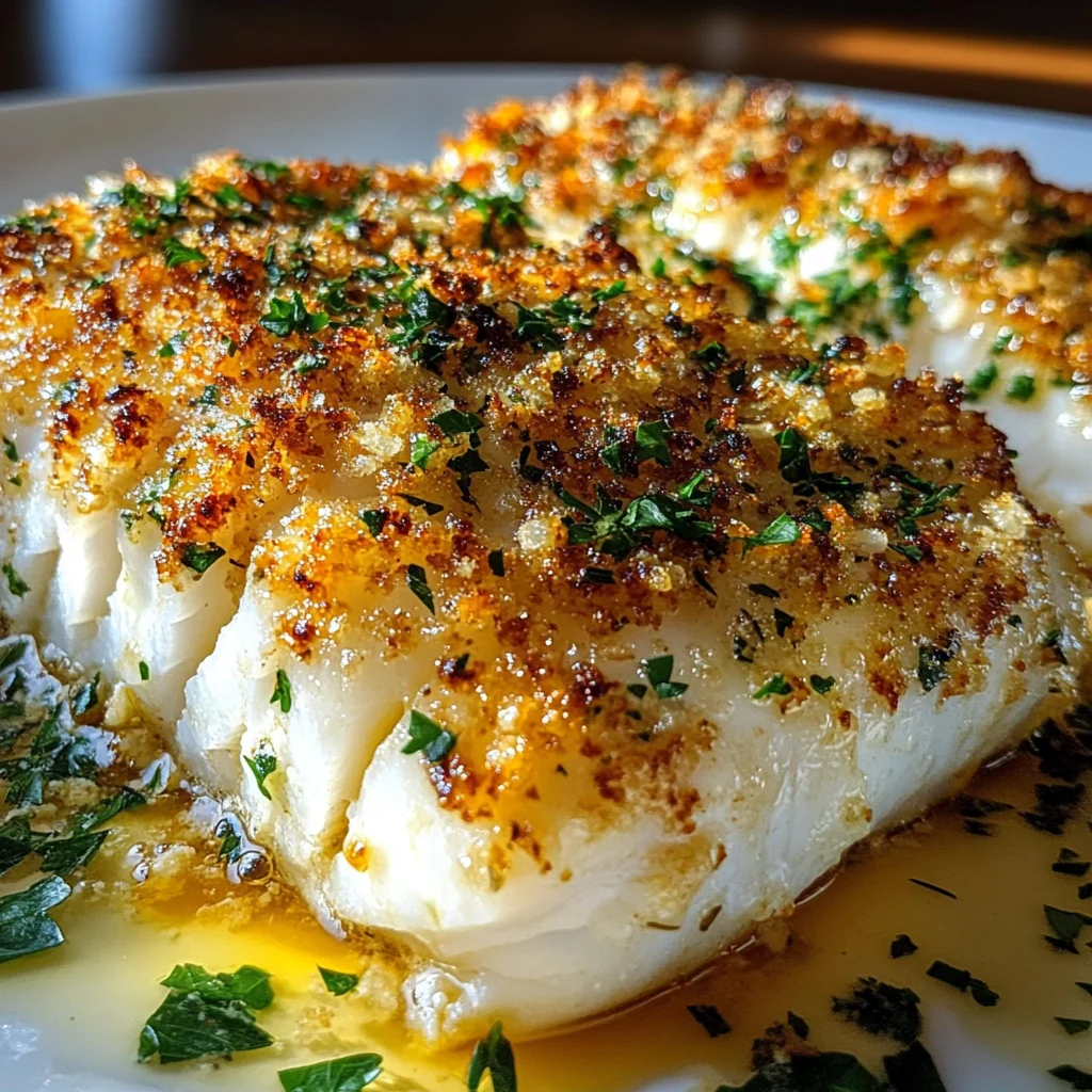 Garlic Parmesan Crusted Halibut: 15-Minute Baked Perfection