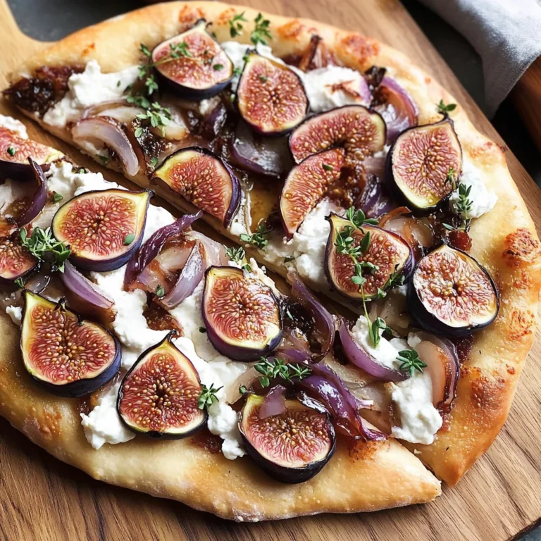 Grilled Fig and Goat Cheese Pizza Recipe
