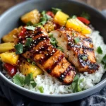 Hawaiian Chicken & Coconut Rice: Tropical Dinner Delight