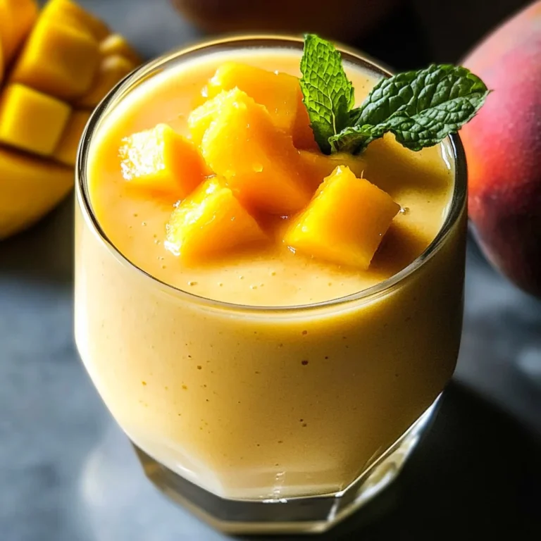 Healthy Mango Smoothie Recipe
