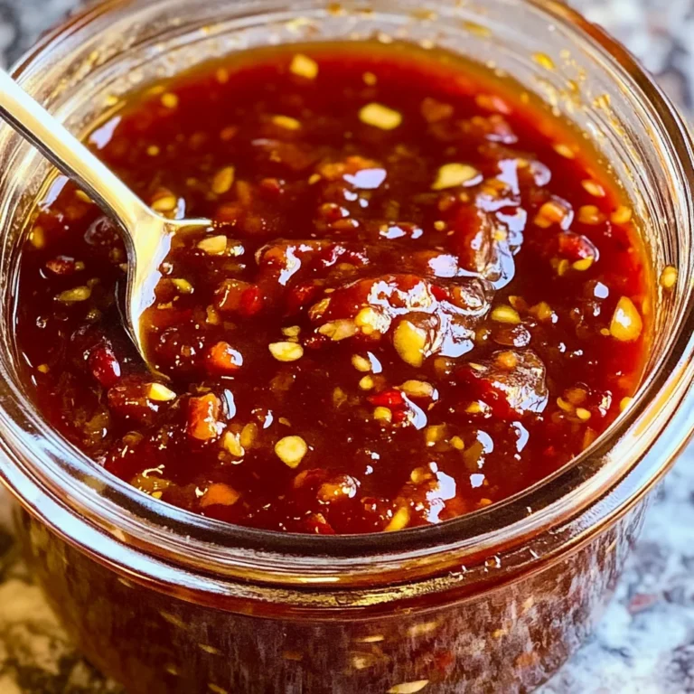Homemade Sweet Chili Sauce