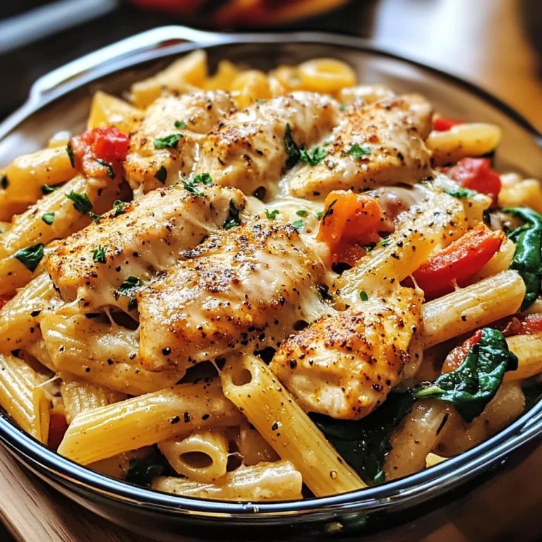 Honey Pepper Chicken Panini Pasta
