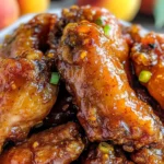 Hot Honey Peach Wings