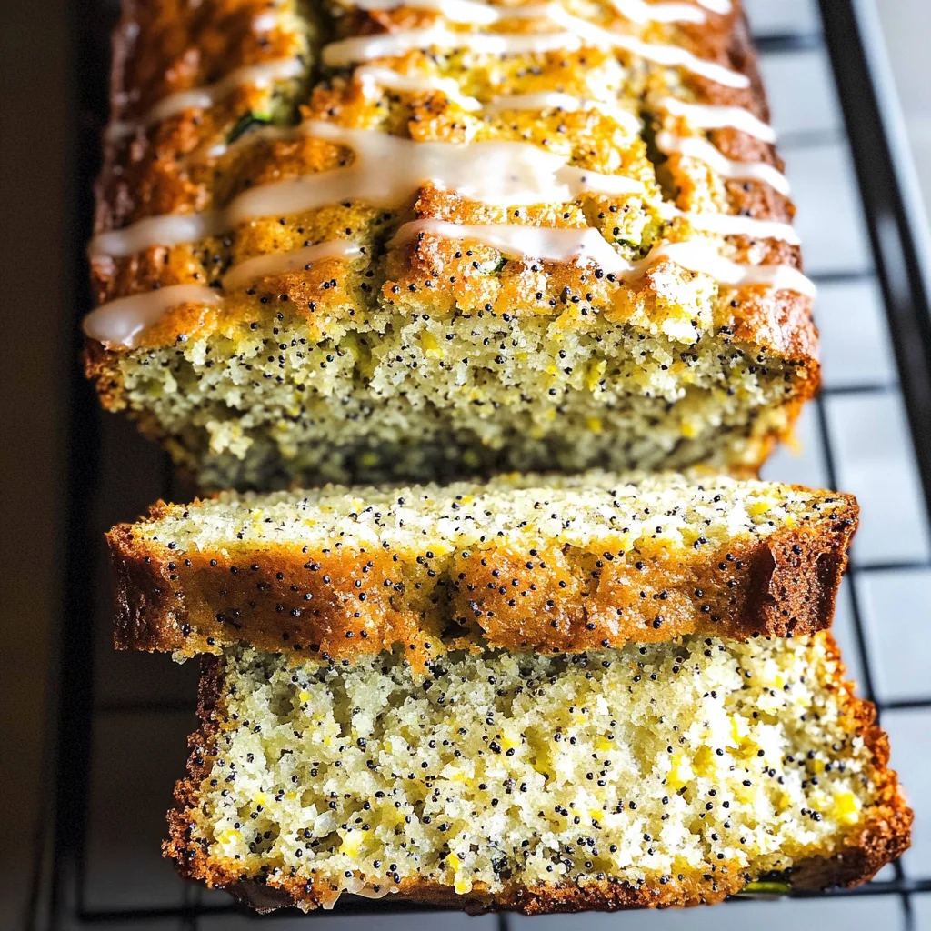 Lemon Poppy Seed Zucchini Bread