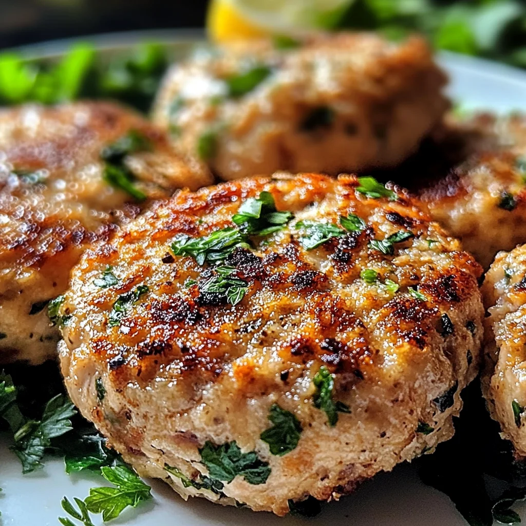 Mediterranean Chicken Patties