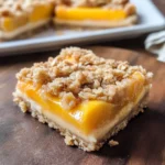 Peach Pie Crumble Bars