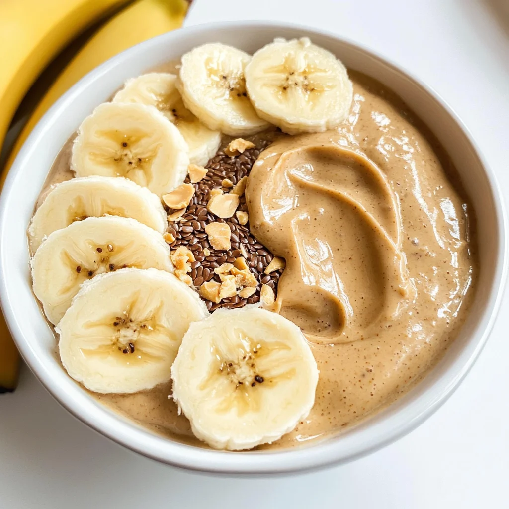 Peanut Butter Banana Smoothie Bowl