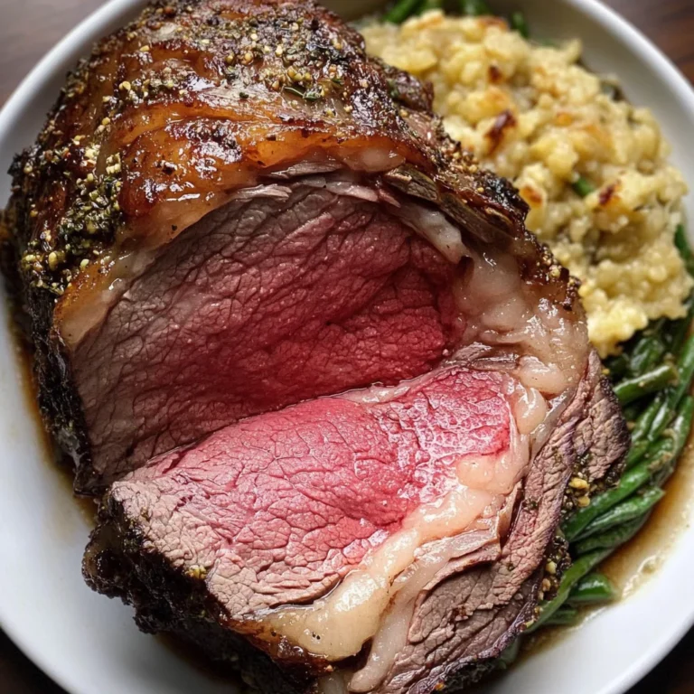 Prime Rib With Garlic Herb Butter Recipe by Tasty