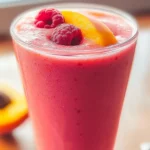 Raspberry Peach Smoothie