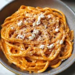 Roasted Red Pepper & Goat Cheese Alfredo