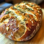 Rosemary & Roasted Garlic Artisan Bread